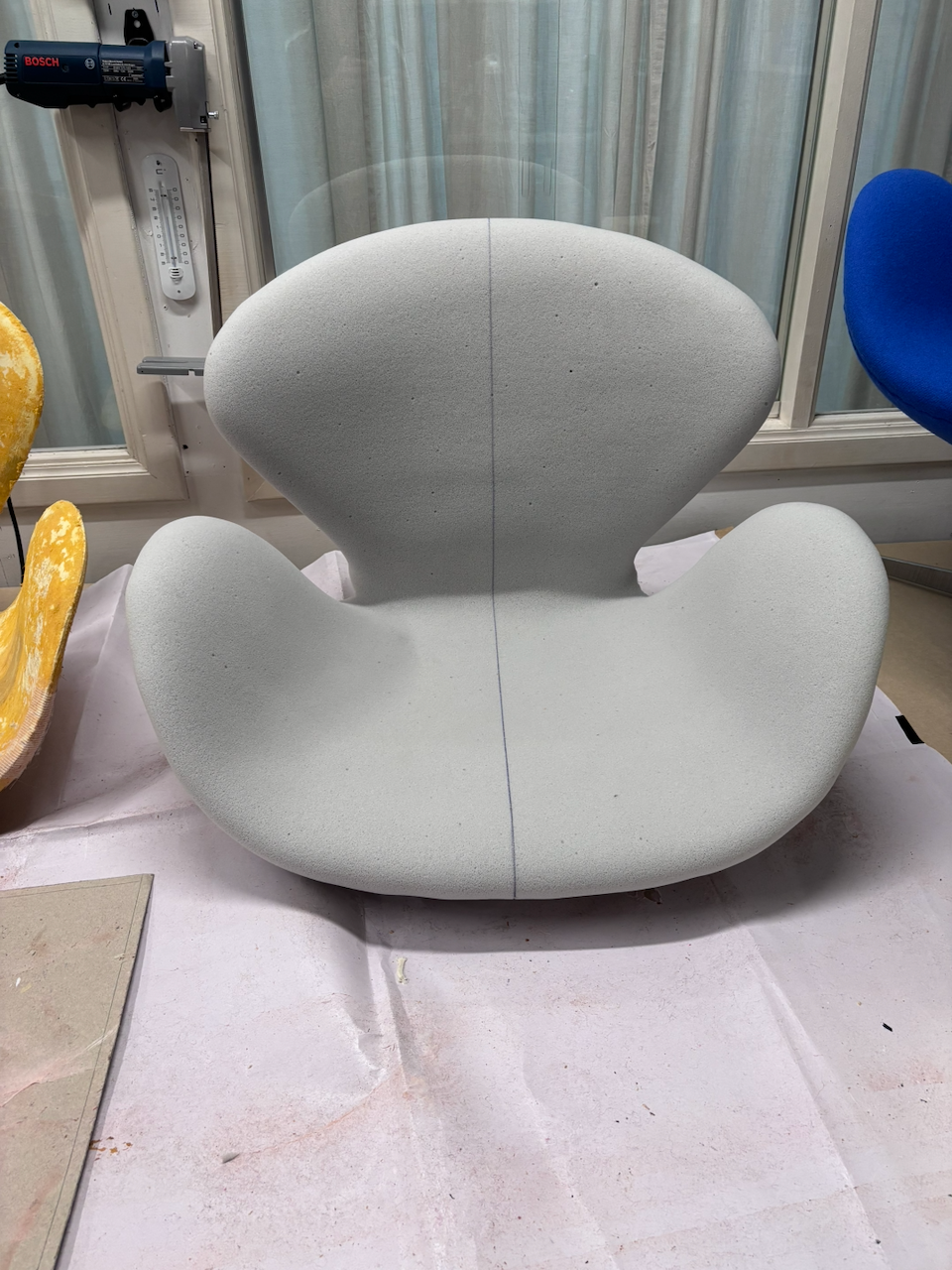 Kuip met nieuwe mousse